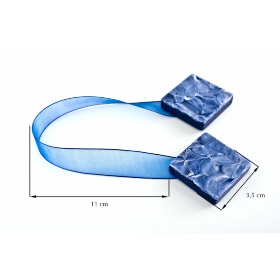 Különleges függönyelkötő mágnes 1 Kék