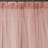 Kép 4/4 - Dolly fodros fényáteresztő függöny Pasztell rózsaszín 140x250 cm