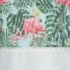 Kép 2/5 - Botanic flamingo mintás csipkés függöny Fehér/zöld/rózsaszín 140x250 cm