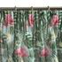 Kép 5/5 - Botanic flamingo mintás csipkés függöny Fehér/zöld/rózsaszín 140x250 cm
