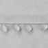 Kép 2/6 - Defne pomponos sötétítő függöny Ezüst 135x260 cm