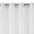 Kép 4/5 - Sakali mikrohálós fényáteresztő függöny fényes mohér szálakkal Fehér 350x250 cm