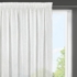 Kép 2/5 - Lilian egyszínű fényáteresztő függöny Fehér 300x145 cm