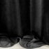 Kép 7/9 - Villa bársony sötétítő függöny Fekete 140x250 cm
