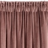 Kép 4/9 - Villa bársony sötétítő függöny Sötét rózsaszín 140x270 cm
