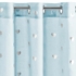 Kép 4/7 - Benay mintás dekor függöny Kék 140x250 cm