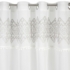 Kép 4/7 - Daphne pomponos fényáteresztő függöny Fehér 140x250 cm