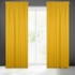Kép 1/8 - Sötétítő függöny félig matt szövetből Mustársárga 135x270 cm