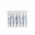 Kép 3/7 - Pola vitrázs függöny Fehér/kék 60x150 cm