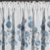 Kép 4/7 - Pola vitrázs függöny Fehér/kék 60x150 cm