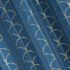 Kép 6/8 - Cande mintás dekor függöny Gránátkék/arany 140x250 cm