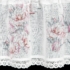 Kép 6/6 - Suzy vitrázs függöny Fehér/rózsaszín 30x150 cm