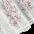 Kép 5/6 - Suzy vitrázs függöny Fehér/rózsaszín 60x150 cm
