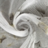 Kép 8/10 - Bessy mintás dekor függöny Fehér/szürke/olívazöld 140x250 cm
