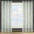 Kép 1/10 - Mia mintás dekor függöny Fehér/kék 140x250 cm
