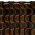 Kép 4/9 - Pola bársony sötétítő függöny Fekete/piros 140x250 cm