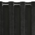 Kép 5/11 - Eliza bársony sötétítő függöny Fekete 140x250 cm