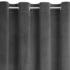 Kép 5/11 - Carmen bársony sötétítő függöny elkötővel Grafit 140x270 cm