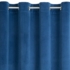 Kép 5/11 - Carmen bársony sötétítő függöny elkötővel Gránátkék 140x270 cm