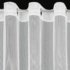 Kép 4/10 - Sylvia fényes mikrohálós  fényáteresztő függöny Fehér 350x150 cm