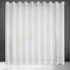 Kép 1/9 - Sibel mintás dekor függöny Fehér/ezüst 300x250 cm