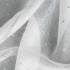 Kép 9/9 - Sibel mintás dekor függöny Fehér/ezüst 300x250 cm