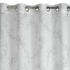 Kép 5/11 - Fiore mintás dekor függöny Fehér/szürke 140x250 cm