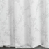 Kép 8/11 - Fiore mintás dekor függöny Fehér/szürke 140x250 cm