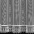 Kép 7/10 - Sari mikrohálós függöny csipkével Fehér 300x145 cm