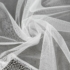 Kép 8/10 - Sari mikrohálós függöny csipkével Fehér 400x145 cm