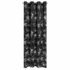 Kép 3/11 - Stella bársony sötétítő függöny Fekete/ezüst 140x250 cm