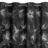 Kép 4/11 - Stella bársony sötétítő függöny Fekete/ezüst 140x250 cm