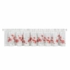 Kép 2/9 - Mari pipacs mintás vitrázs függöny Fehér/piros 30x150 cm