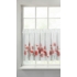 Kép 1/9 - Mari pipacs mintás vitrázs függöny Fehér/piros 60x150 cm