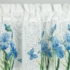Kép 3/9 - Ala vitrázs függöny Fehér/kék 30x150 cm