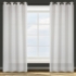 Kép 1/9 - Rivia félig átlátszó függöny Fehér/ezüst 140x250 cm