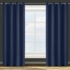 Kép 1/8 - Parisa sötétítő függöny Gránátkék 135x250 cm