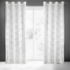 Kép 2/11 - Nataly bársony sötétítő függöny Fehér 140x250 cm