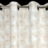 Kép 5/11 - Marigold sötétítő függöny tavirózsa levél mintával Fehér/arany 140x250 cm
