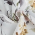 Kép 9/10 - Zoja sötétítő függöny nyári virágokkal Fehér 140x250 cm
