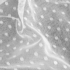 Kép 10/11 - Julita pöttyös fényáteresztő függöny Fehér 135x250 cm