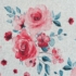 Kép 6/11 - Carla mintás dekor függöny Fehér/rózsaszín 140x250 cm